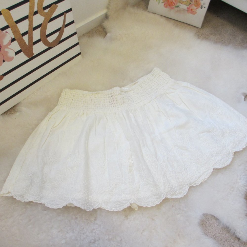 H&M Lace White Skirt
